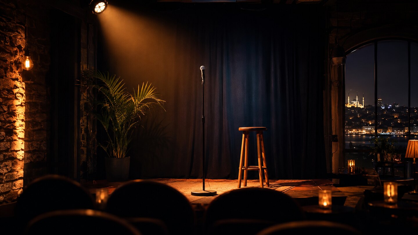 Stand-up gösterisi sahnesi